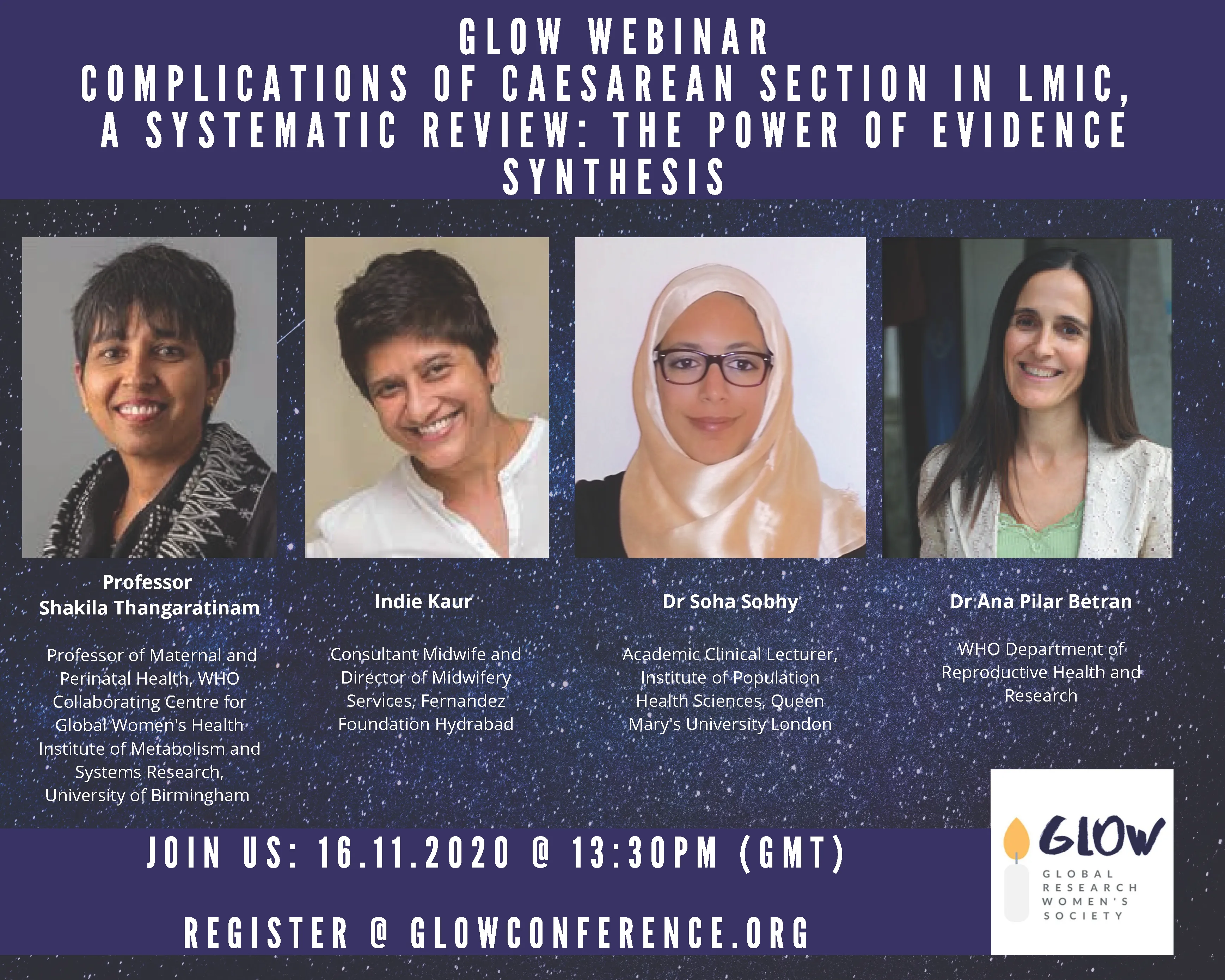 GLOW webinar image nursing studies