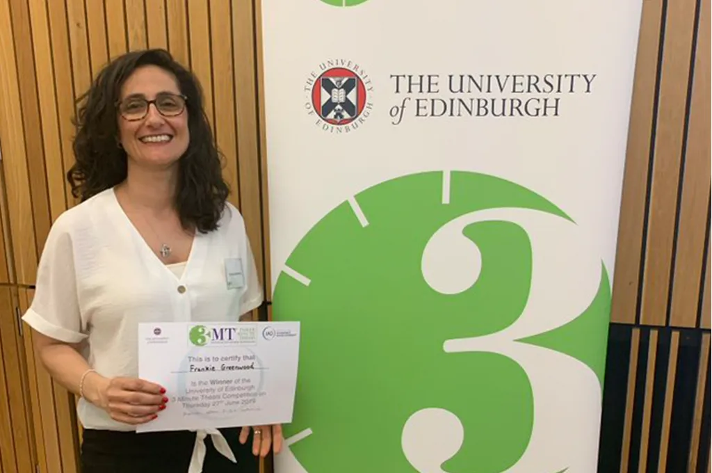 Frankie Greenwood 3MT University final