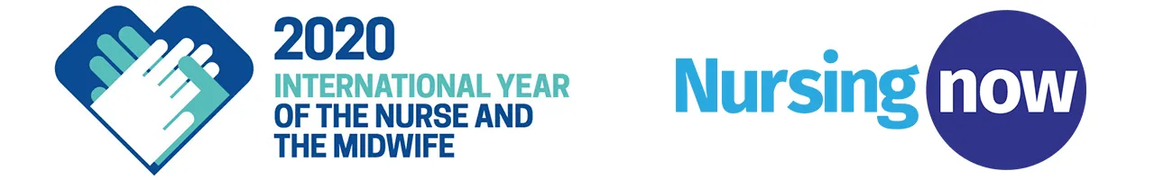 Nursing now and year of the nurse logos