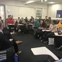 Nursing Studies visit from Howard Catton CEO of ICN