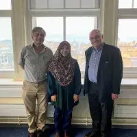 Nursing Alumni Yusrita with former PhD Supervisors