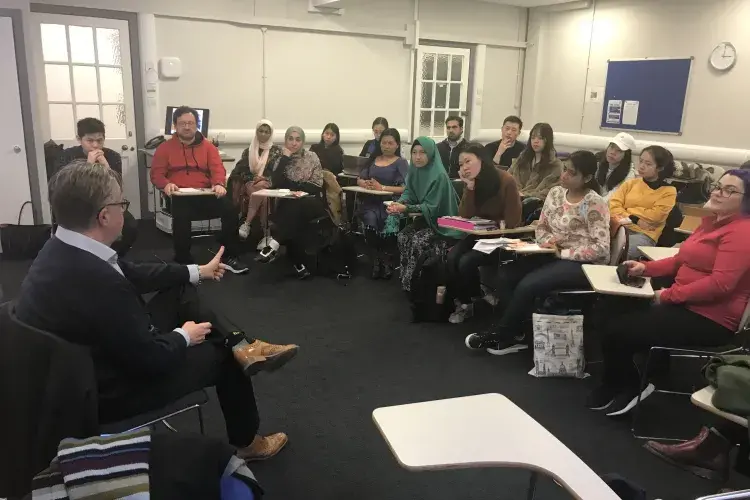 Nursing Studies visit from Howard Catton CEO of ICN