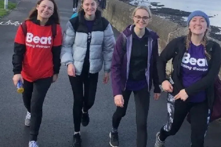 Still smiling after 14 miles