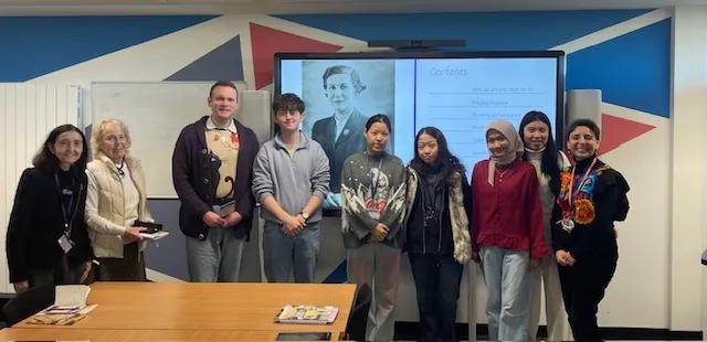 A group of Nursing Studies staff and students at one of our heritage collections introductory workshops